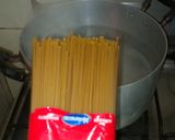 Foto del paso 1 de la receta: Fideos con champignones