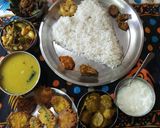 A picture of step 7 of Bihari Thali.