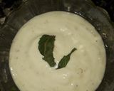 A picture of step 4 of Curd dip.