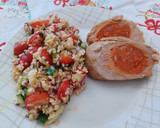 Színes bulgursaláta recept fázis 4 fotója