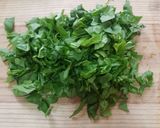 A picture of step 3 of Elbow Pasta Soup with Spinach.