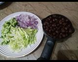 A picture of step 1 of Simple chana chat.