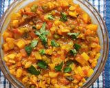 A picture of step 4 of Mixed Veg Subji.