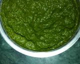 A picture of step 3 of Corriender coconut Chutney.