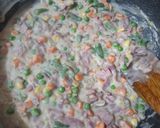 Foto langkah ke 3 dari resep Vegetables & Ham Casserole.