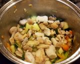 Foto del paso 3 de la receta Pastel de verduras con boletus en microondas