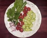 عکس مرحله 1 از دستور نون پنیر و خیار و گوجه و سبزی (غذای نپختنی) 🌯