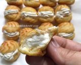 Gambar langkah 5 resipi Cream Puff.