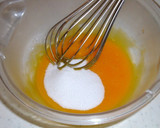 A picture of step 2 of Raspberry Bavarian Cream.