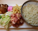 A picture of step 1 of A Nagoya Speciality: Miso-Stewed Udon Noodles.