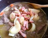 Hình bước làm 4 của món Món Pháp - Bourguignon De Boeuf (Bò Hầm Rượu Vang Đỏ)