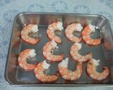 A picture of step 1 of Temari Sushi Balls with Shrimp.