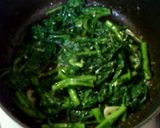 A picture of step 3 of Easy and Delicious Chrysanthemum Leaves Baked with Parmesan Cheese.