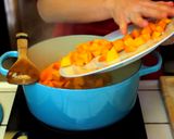 A picture of step 2 of Squash Risotto.
