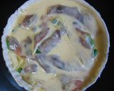 A picture of step 9 of Spring Color Beans and Cured Ham Quiche.