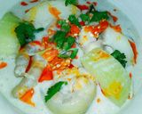 A picture of step 7 of Spicy and Creamy Tom Kha Gai (Thai Chicken Coconut Soup).