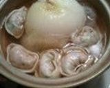 A picture of step 9 of A Whole Onion! Sweet New Harvest Onion Consommé.