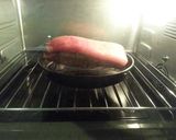 A picture of step 9 of Roasted Pork Belly. Crispy on the skin..