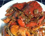 Foto langkah ke 7 dari resep Kepiting Lada Hitam pedas.