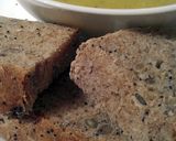 A picture of step 10 of Vickys Brown Seeded Walnut Bread, GF DF EF SF.