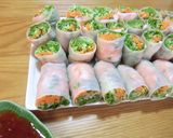 A picture of step 6 of Fresh Spring Rolls with Shrimp.