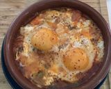 Foto del paso 5 de la receta: Huevos a la Flamenca con Setas Portobello y Queso Manchego
