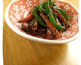 A picture of step 5 of Bell Pepper & Carrots with Sesame-Miso Dressing.