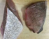 A picture of step 2 of Teriyaki Buri (Amberjack) with Garlic and Black Pepper.