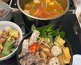 Hình bước làm 8 của món Bún Riêu Cua Tóp Mỡ Mọc Giòn