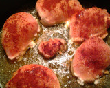 A picture of step 1 of chicken in a nest of cabbage.