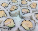 A picture of step 9 of Roll 'Em Up! California Rolls.