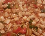 Foto del paso 7 de la receta Calabacines rellenos de pollo a la barbacoa y miel🍯