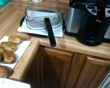 A picture of step 1 of Home made cheese fries.