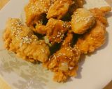 Foto langkah ke 5 dari resep Ayam Crispy Saus Lemon Madu.