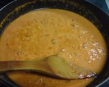 A picture of step 4 of Simple Crab Meat Tomato Cream Pasta.