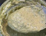 A picture of step 3 of Salad leaves pesto pasta with yogurt (under 30-minute meal!).