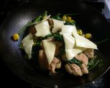 A picture of step 5 of Sautéed Chicken Thighs With Spinach and Cheese.