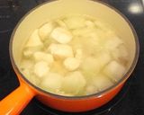 A picture of step 4 of Mildly Flavored Winter Melon Soup.