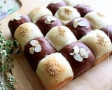 A picture of step 12 of Extravagant Checkerboard Bread Rolls.