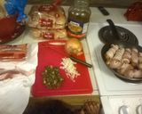 A picture of step 2 of Bacon Wrapped Hotdogs.