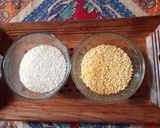 A picture of step 1 of Barnyard Millet Khichri.