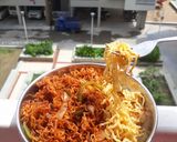 A picture of step 7 of Easy chinese maggi bhel!!.