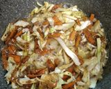 A picture of step 1 of Chicken Manchurian.