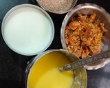 A picture of step 1 of Ragi sheera.