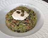 Foto del paso 8 de la receta: Tartar de judías verdes y salmón ahumado