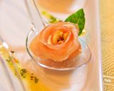 A picture of step 11 of Easy Flower-Shapes! Ham and Cheese Rose Bento Box Fillers.