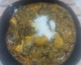 A picture of step 5 of Paneer green peas methi malai.