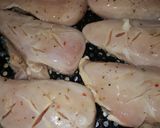 A picture of step 1 of Baked Galena Street Chicken.