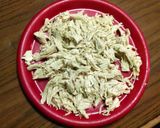 A picture of step 2 of Taco dorito chicken casserole.