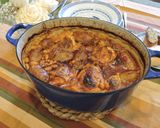 A picture of step 8 of Quick and Easy Cassoulet (Baked Bean Casserole).